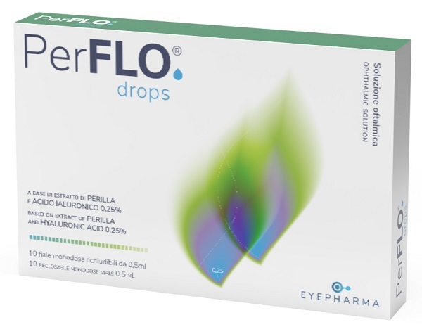 PERFLO DROPS GOCCE OCULARI 10 FIALE MONODOSE - farmasorriso.com