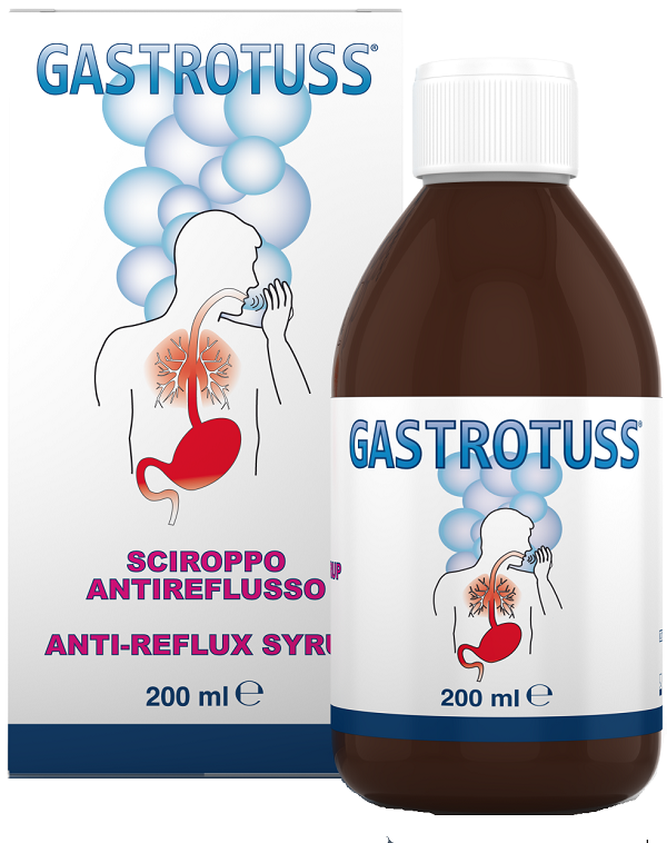 SCIROPPO ANTIREFLUSSO GASTROTUSS 200 ML - farmasorriso.com