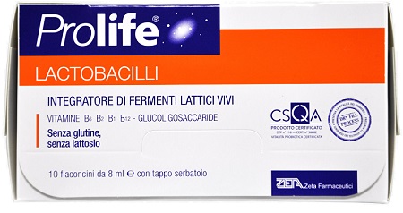 PROLIFE LACTOBACILLI 10 FLACONCINI 8 ML - farmasorriso.com