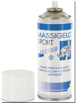 GHIACCIO ISTANTANEO MASSIGELO SPORT BOMBOLETTA SPRAY 400ML - farmasorriso.com