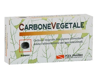 CARBONE VEGETALE POOL PHARMA 40 COMPRESSE - farmasorriso.com