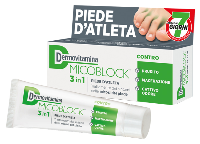 DERMOVITAMINA MICOBLOCK 3 IN 1 PIEDE D'ATLETA 30 ML - farmasorriso.com
