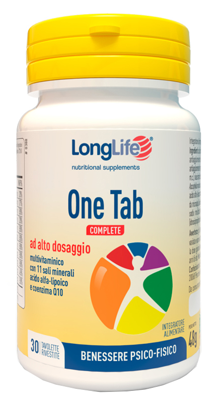 LONGLIFE ONE TAB COMPLETE 30 TAVOLETTE - farmasorriso.com