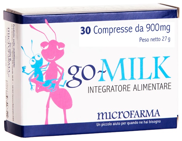 GO-MILK 30 COMPRESSE - farmasorriso.com