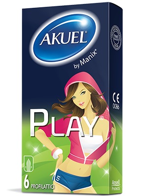 PROFILATTICO ANSELL AKUEL BY MANIX PLAY B 12 PEZZI - farmasorriso.com
