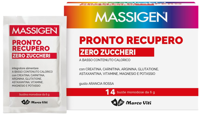 MASSIGEN PRONTO RECUPERO ZERO ZUCCHERI 14 BUSTINE - farmasorriso.com