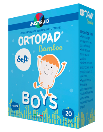 CEROTTO OCULARE PER ORTOTTICA ORTOPAD SOFT BOYS JUNIOR 20 PEZZI - farmasorriso.com