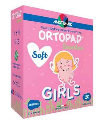 CEROTTO OCULARE PER ORTOTTICA ORTOPAD SOFT GIRLS JUNIOR 20 PEZZI - farmasorriso.com