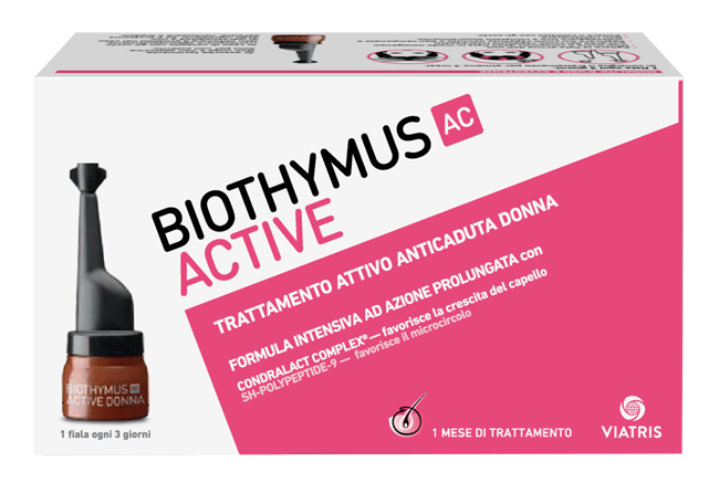 BIOTHYMUS AC ACTIVE TRATTAMENTO ATTIVO ANTICADUTA DONNA 10 FIALE - farmasorriso.com