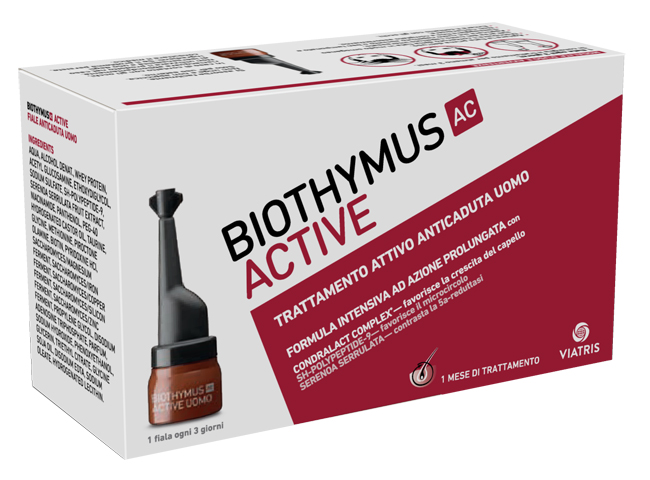 BIOTHYMUS AC ACTIVE TRATTAMENTO ATTIVO ANTICADUTA UOMO 10 FIALE 3,5 ML - farmasorriso.com