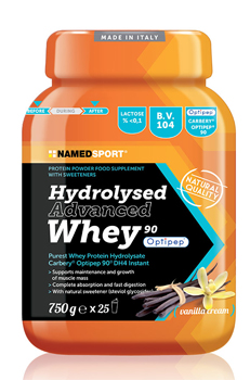HYDROLYSED ADVANCED WHEY VANILLA CREAM BARATTOLO POLVERE ORALE 750 G - farmasorriso.com