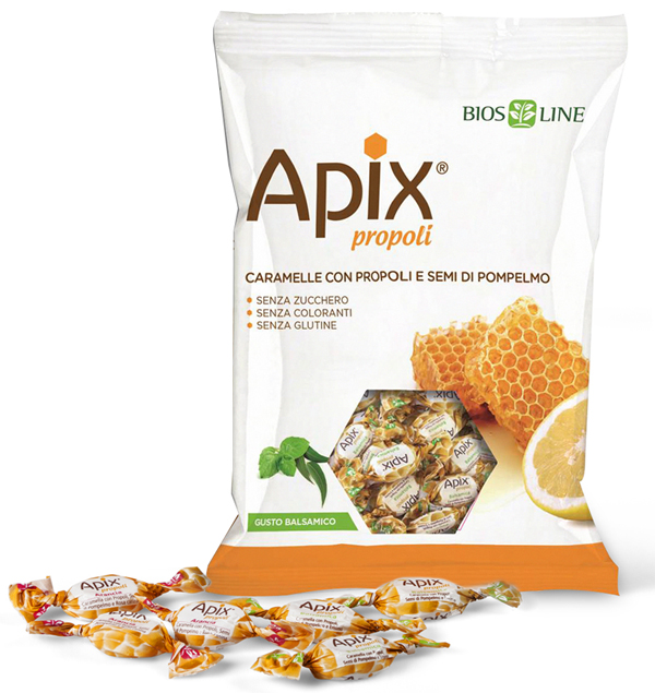 APIX PROPOLI CARAMELLA BALSAMICA 50 G BIOSLINE - farmasorriso.com