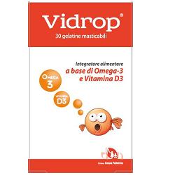 VIDROP OMEGA3 30 GELATINE MASTICABILI - farmasorriso.com