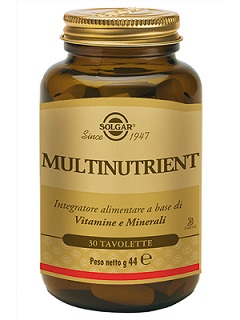 MULTINUTRIENT SOLGAR 30 TAVOLETTE - farmasorriso.com