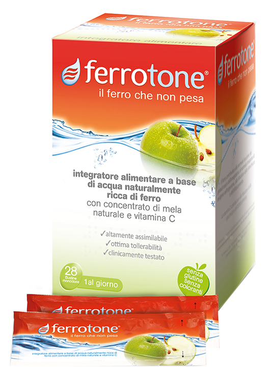 FERROTONE APPLE 28 SACCHETTI 25 ML - farmasorriso.com