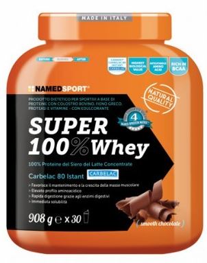 SUPER100% WHEY SMOOTH CHOCOLATE 908 G - farmasorriso.com