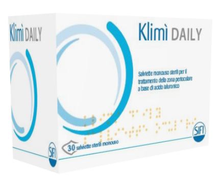 KLIMI' DAILY 30 SALVIETTINE DETERGENTI MONOUSO STERILI PER L'IGIENE OCULARE - farmasorriso.com