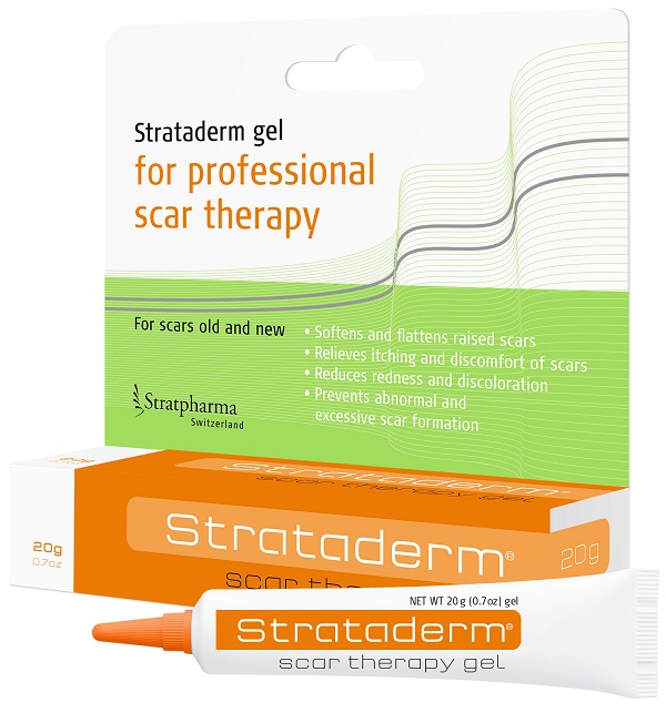 GEL AL SILICONE PER IL TRATTAMENTO DELLE CICATRICI STRATADERM 20G - farmasorriso.com