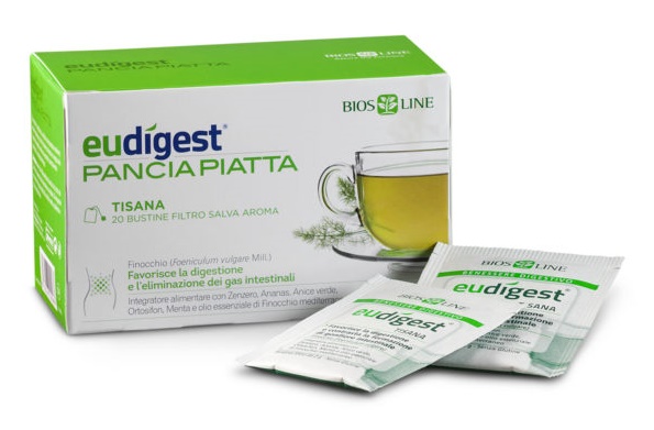 BIOSLINE EUDIGEST TISANA DOPOPASTO 20 BUSTE 40 G - farmasorriso.com