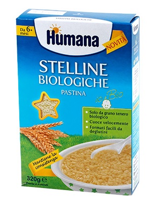 HUMANA STELLINE PASTINA BIOLOGICA 320 G - farmasorriso.com
