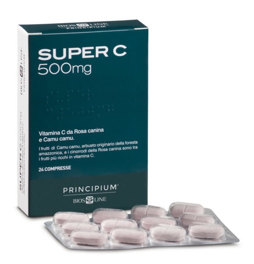 PRINCIPIUM SUPER C 500 24 COMPRESSE 24,2 G - farmasorriso.com