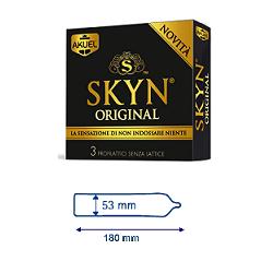 PROFILATTICO ANSELL AKUEL SKIN ORIGINAL 3 PEZZI - farmasorriso.com