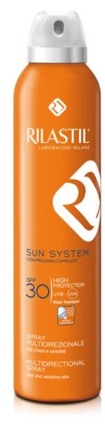 RILASTIL SUN SYSTEM PHOTO PROTECTION THERAPY SPF30 MULTIDIREZIONALE 200 ML - farmasorriso.com