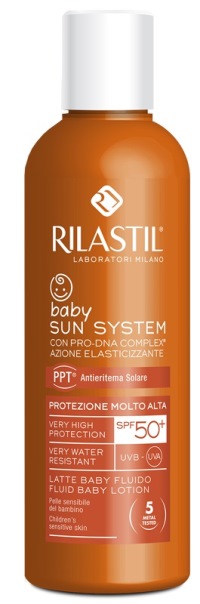 RILASTIL SUN SYSTEM PHOTO PROTECTION THERAPY SPF50+ BABY FLUIDO 200 ML - farmasorriso.com