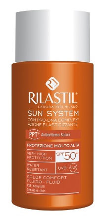 RILASTIL SUN SYSTEM PHOTO PROTECTION THERAPY SPF50+ COMFORT COLOR 50 ML - farmasorriso.com