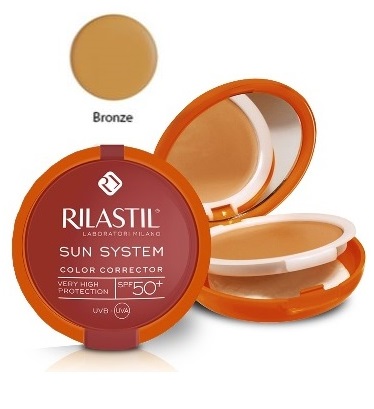 RILASTIL SUN SYSTEM PHOTO PROTECTION THERAPY SPF50+ COMPATTO BRONZE 10 ML - farmasorriso.com