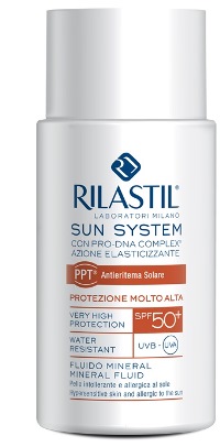 RILASTIL SUN SYSTEM PHOTO PROTECTION THERAPY SPF50+ FLUIDO MINERAL 50 ML - farmasorriso.com