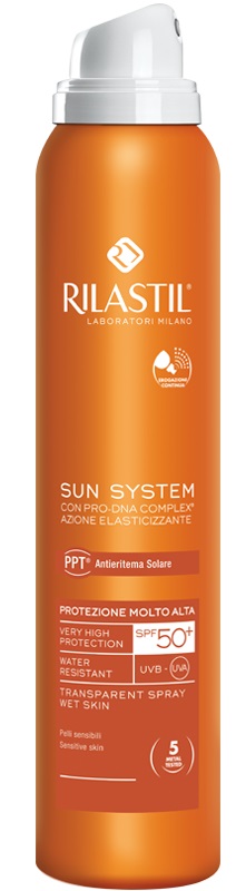 RILASTIL SUN SYSTEM PHOTO PROTECTION THERAPY SPF50+ TRANSPARENT SPRAY 200 ML - farmasorriso.com