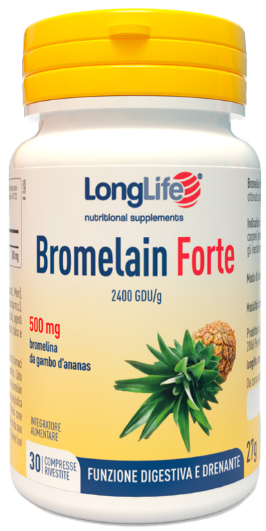 LONGLIFE BROMELAIN FORTE 30 COMPRESSE - farmasorriso.com
