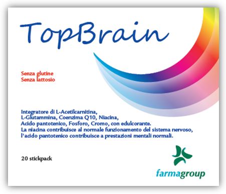 TOPBRAIN 20 STICK 4,5 G - farmasorriso.com