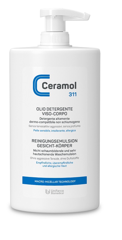 CERAMOL 311 OLIO DETERGENTE VISO/CORPO 400 ML - farmasorriso.com
