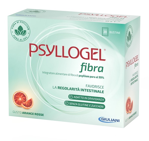 PSYLLOGEL FIBRA ARANCE ROSSE 10 BUSTINE 43 G - farmasorriso.com