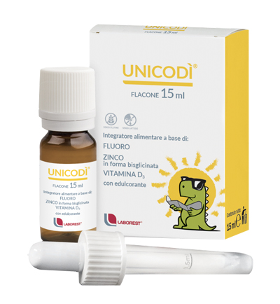UNICODI' 15 ML FLUORO ZINCO VITAMINA D3 - farmasorriso.com
