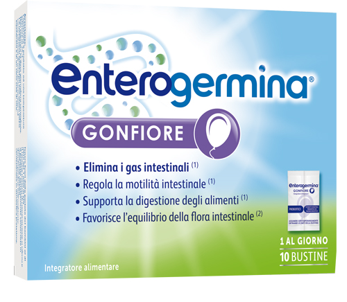 ENTEROGERMINA GONFIORE 10 BUSTINE BIPARTITE - farmasorriso.com