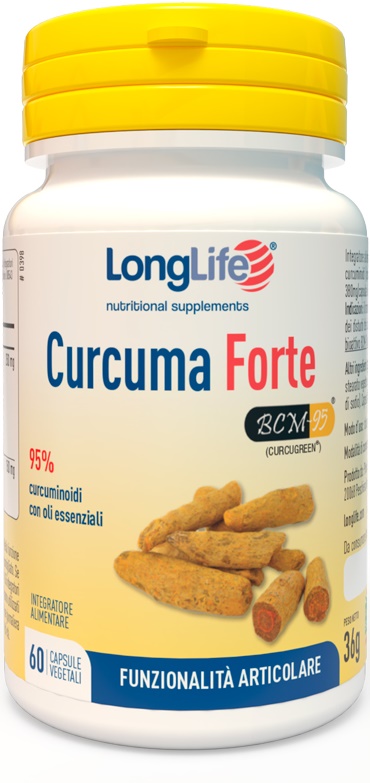 LONGLIFE CURCUMA FORTE 60 CAPSULE VEGETALI - farmasorriso.com