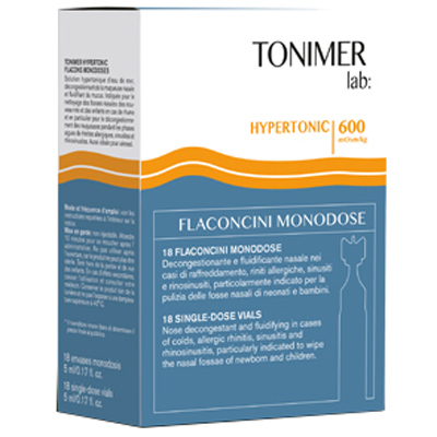 TONIMER LAB HYPERTONIC 18 FLACONCINI MONODOSE - farmasorriso.com