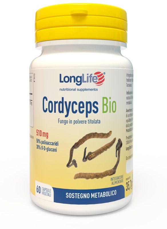 LONGLIFE CORDYCEPS BIO 60 CAPSULE - farmasorriso.com