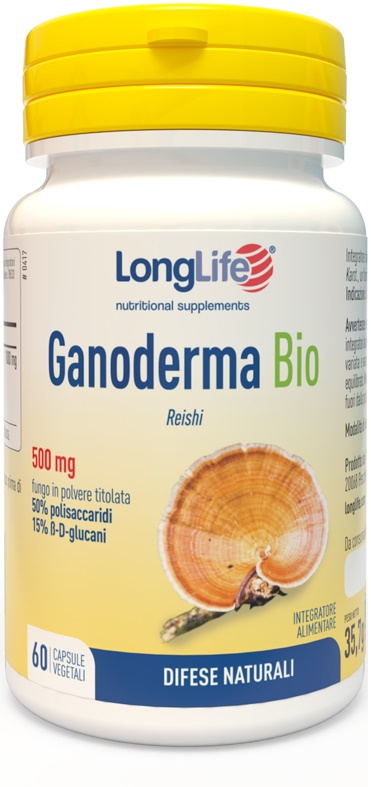 LONGLIFE GANODERMA BIO 60 CAPSULE - farmasorriso.com