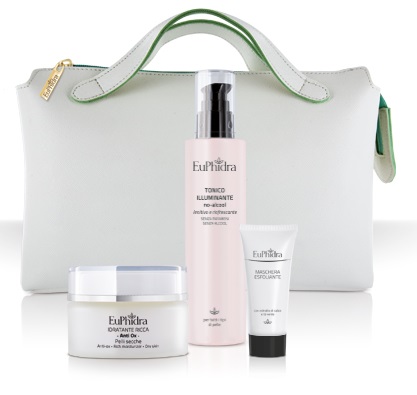 EUPHIDRA PERSONAL HYDRA SYSTEM CREMA IDRATANTE ANTIOX RICCA 40 ML + TONICO ILLUMINANTE 200 ML + MASCHERA ESFOLIANTE 20 ML - farmasorriso.com