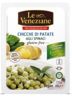LE VENEZIANE CHICCHE DI PATATE AGLI SPINACI 500 G - farmasorriso.com