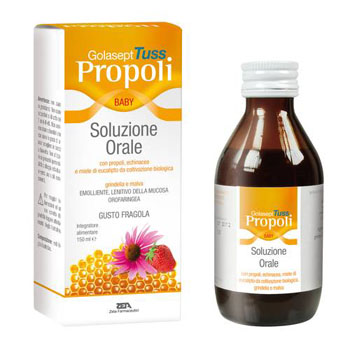 GOLASEPT TUSS PROPOLI BABY SOLUZIONE ORALE 150 ML - farmasorriso.com