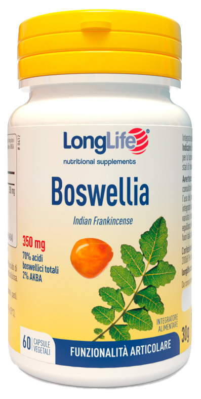 LONGLIFE BOSWELLIA 60 CAPSULE VEGETALI - farmasorriso.com