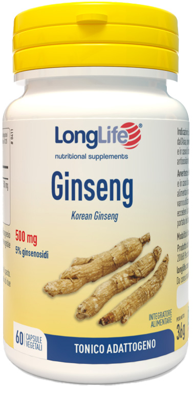 LONGLIFE GINSENG 5% 60 CAPSULE - farmasorriso.com