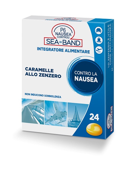 P6 NAUSEA CONTROL CARAMELLE ANTI NAUSEA VIAGGIO ALLO ZENZERO 24 PEZZI - farmasorriso.com