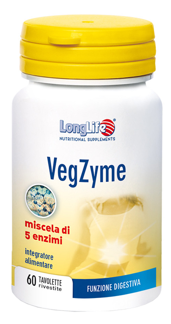 LONGLIFE VEGZYME 60 TAVOLETTE - farmasorriso.com