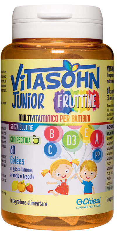 VITASOHN JUNIOR FRUTTINE 60 CARAMELLE - farmasorriso.com